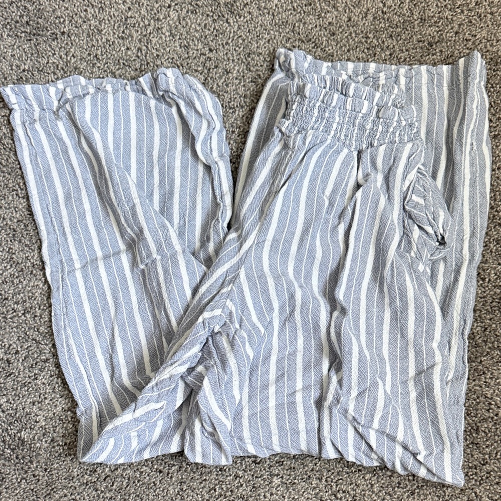 Striped Gray Women’s Pants
